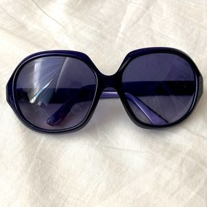 Fendi purple logo sunglasses
